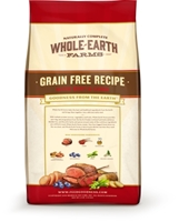 Whole Earth Grain-Free Recipe with Beef & Lamb Dry Dog Food, 4 lbs
