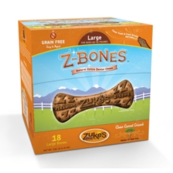 Z-Bone Dental Treats Clean Carrot Crunch Large, 18 ct