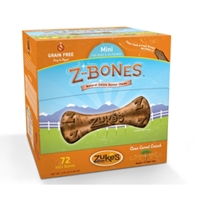 Z-Bone Dental Treats Clean Carrot Crunch Mini, 72 ct