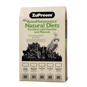 ZuPreem Avian Maintenance Natural Diets for Cockatiels, 20 lb