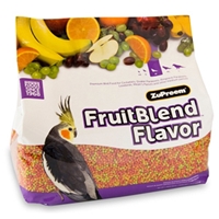 ZuPreem FruitBlend Bird Food for Medium Birds, 12 lb
