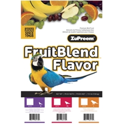 ZuPreem FruitBlend Bird Food for Medium/Large Birds, 17.5 lb