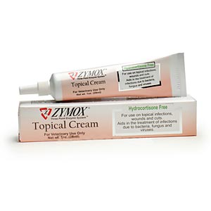 Zymox Topical Cream Hydrocortisone Free, 1 oz