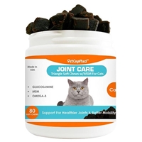 VetCrafted Joint Care Triangle Soft Chews with MSM for Cats, 80 ct.